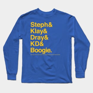 Death Lineup Version 3.0 Long Sleeve T-Shirt